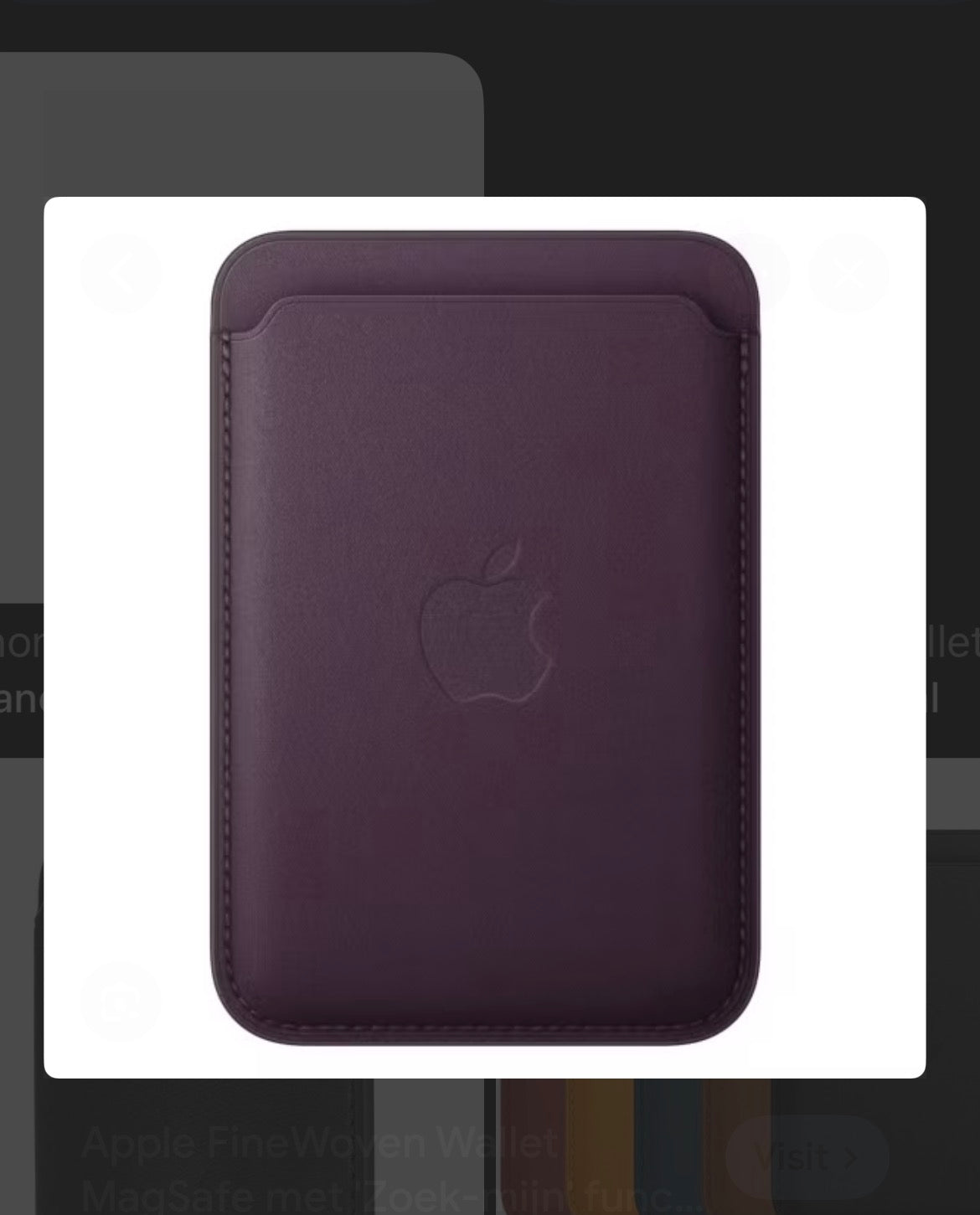 Apple FineWoven Wallets